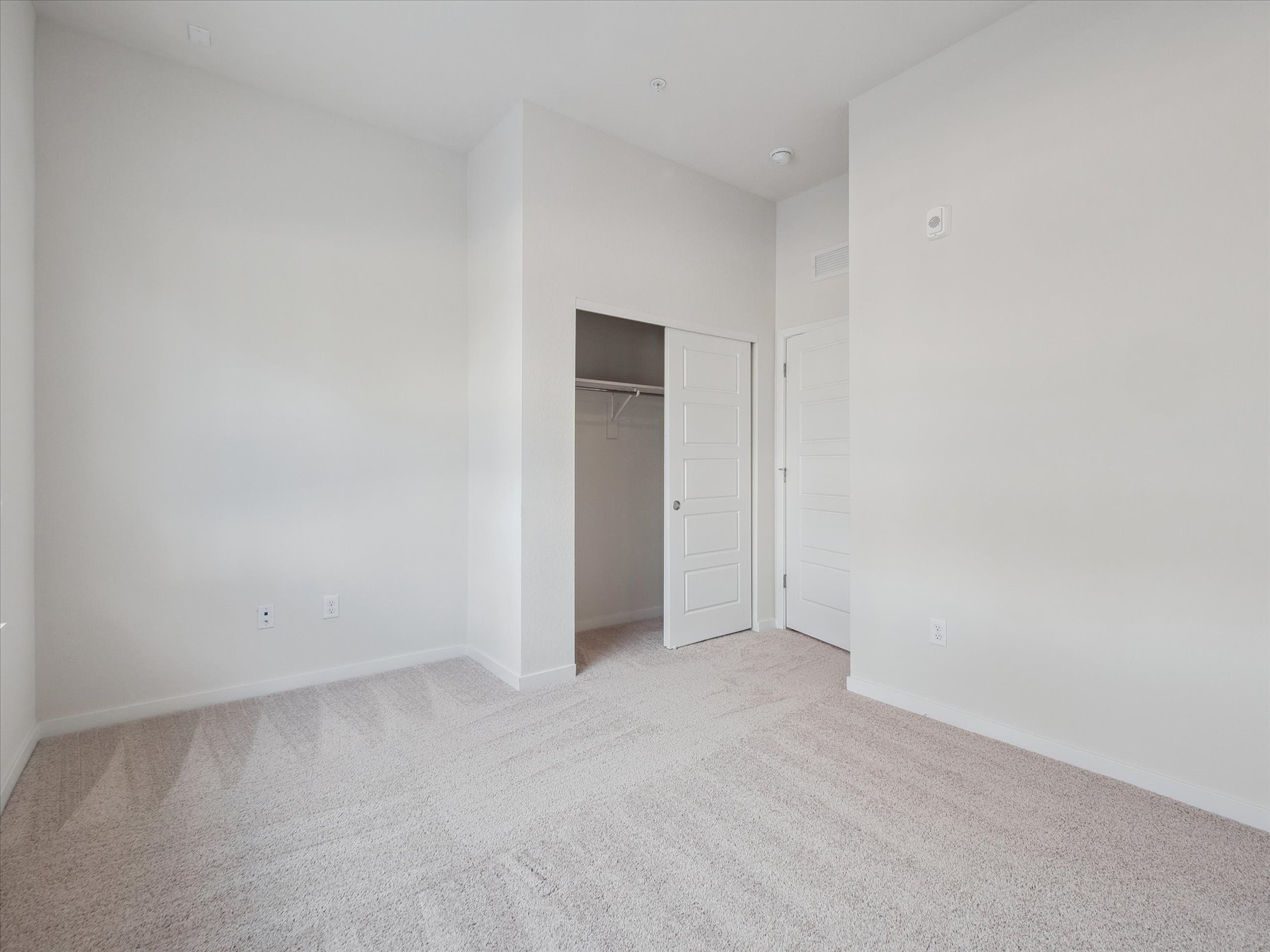 A room with white walls.