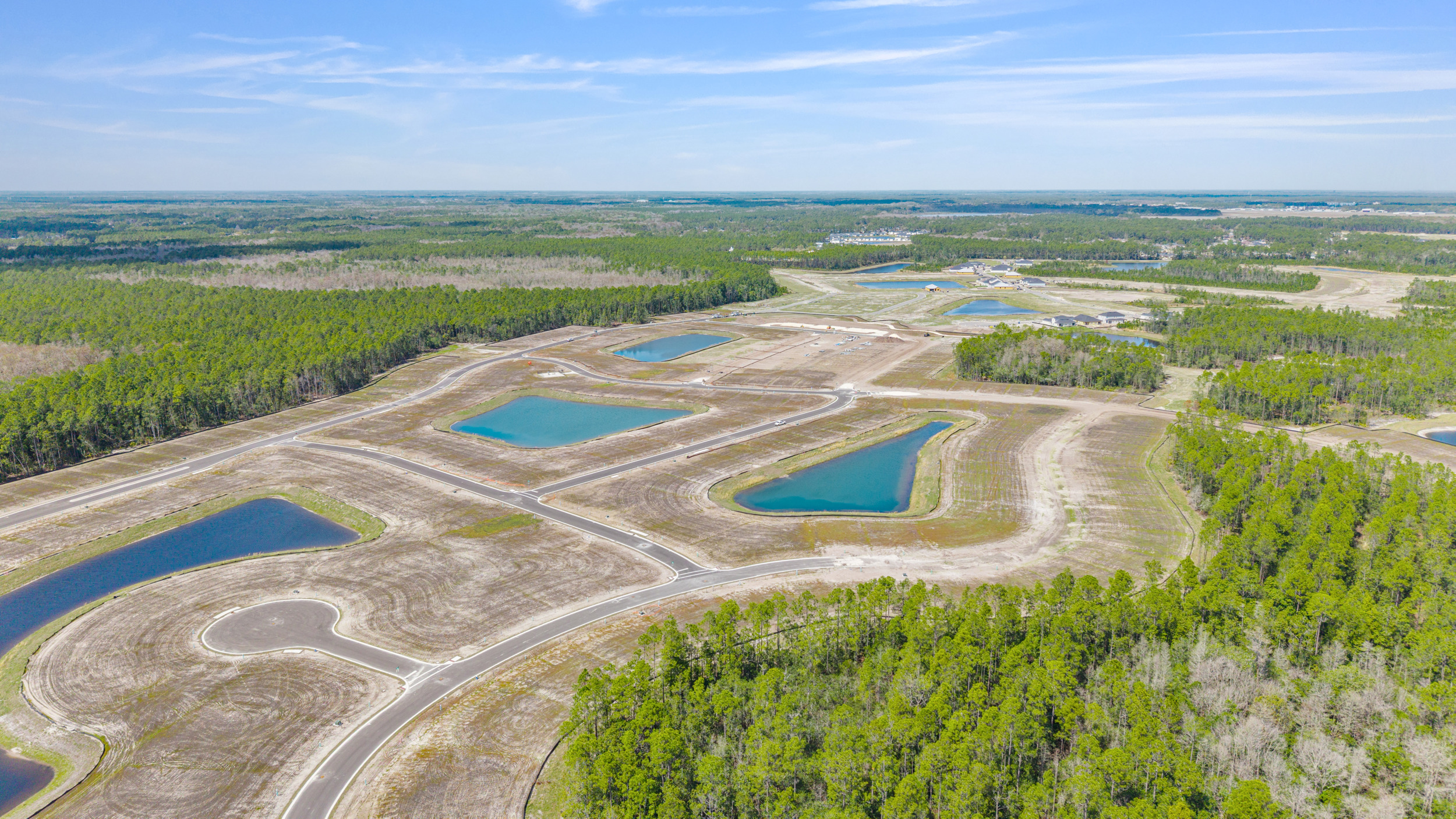 Drone View of Seminole Trace by Century Communities