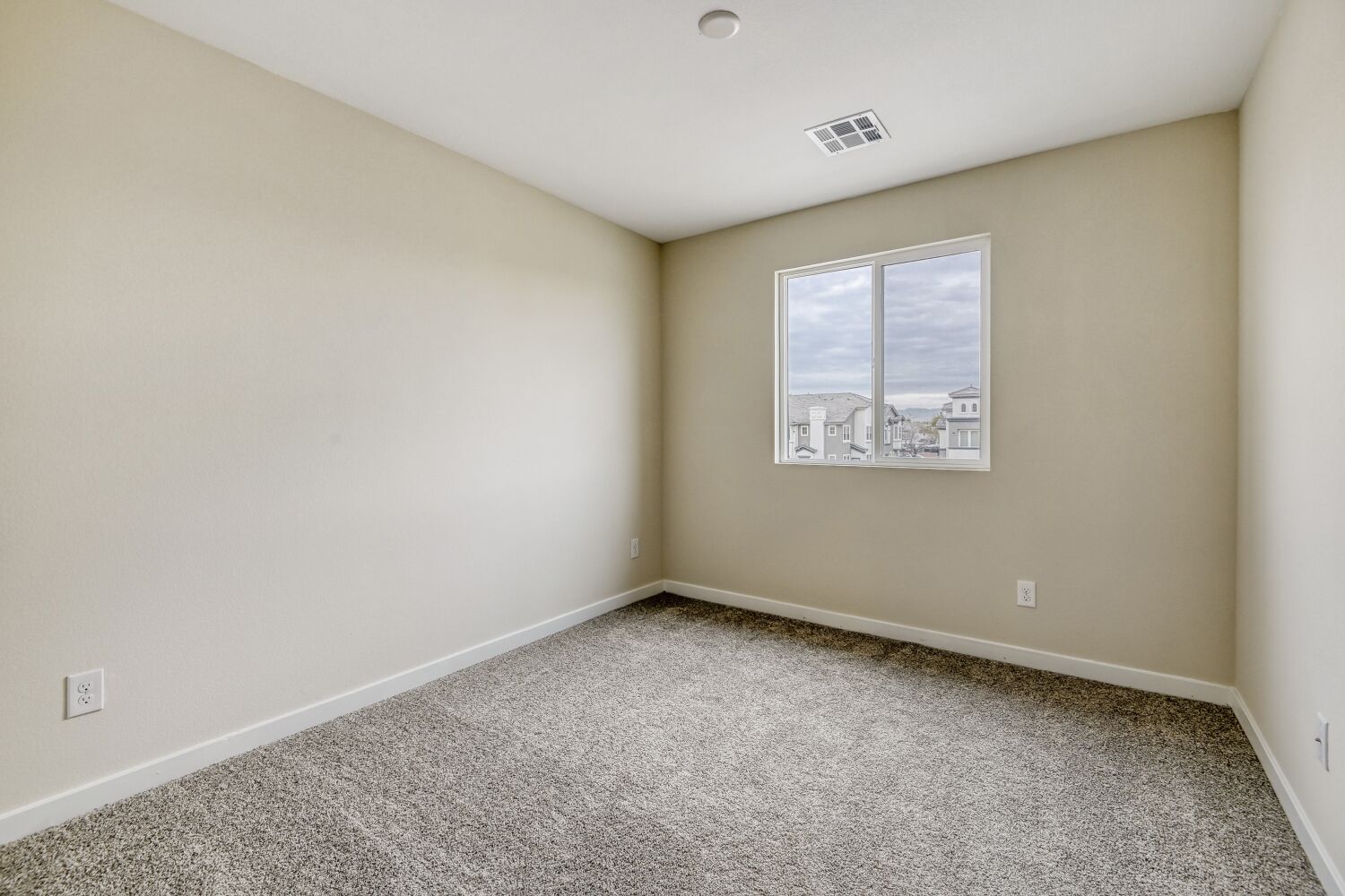 A room with a window.