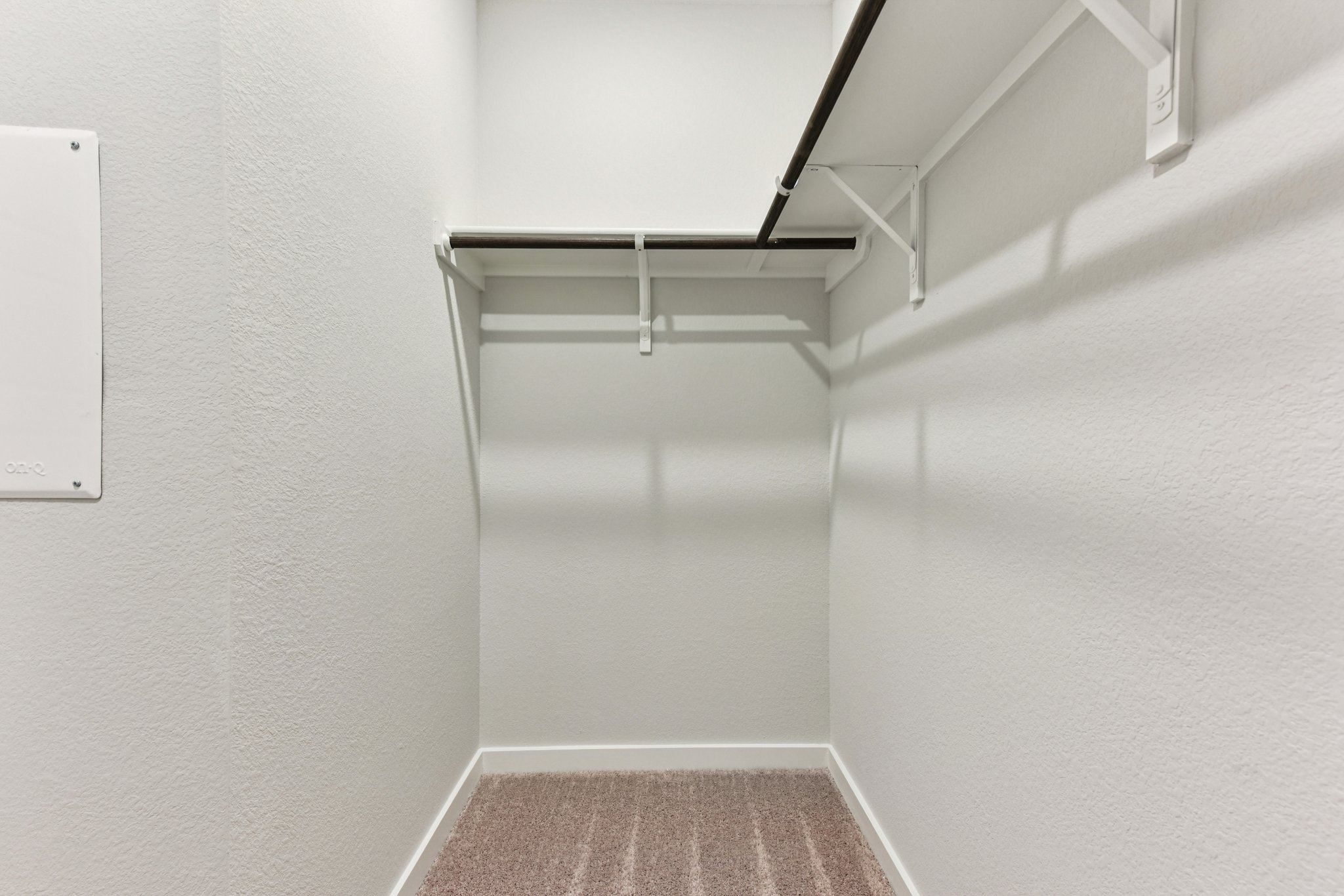 A staircase in a room.