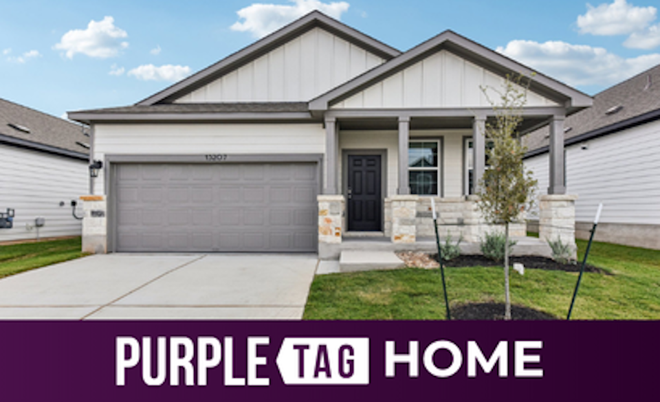A house with a garage.