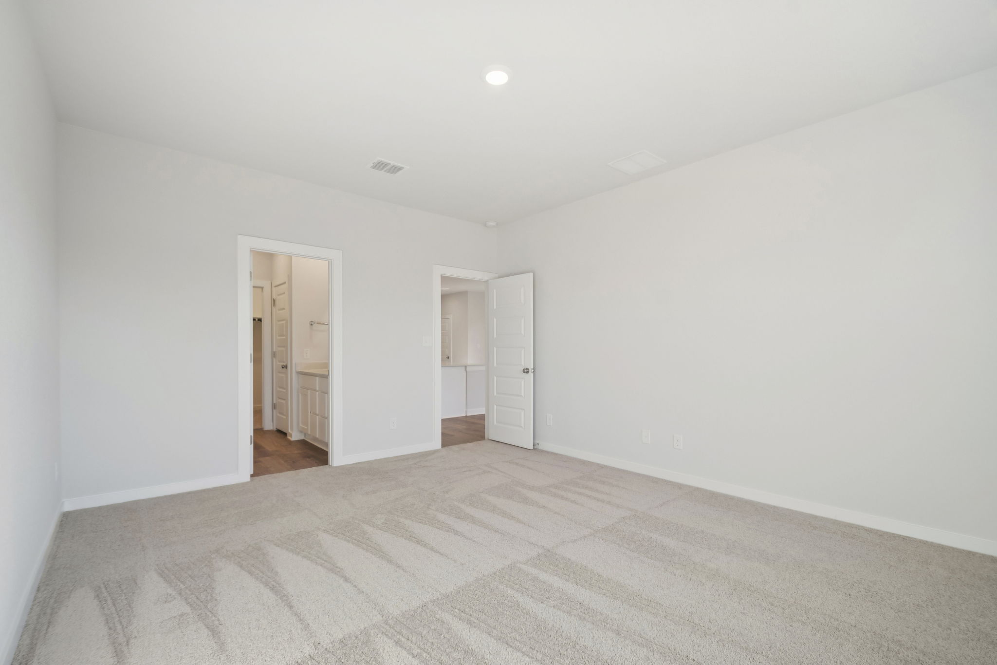 A room with white walls.