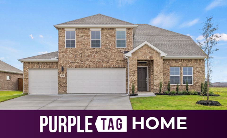 A large brick house.