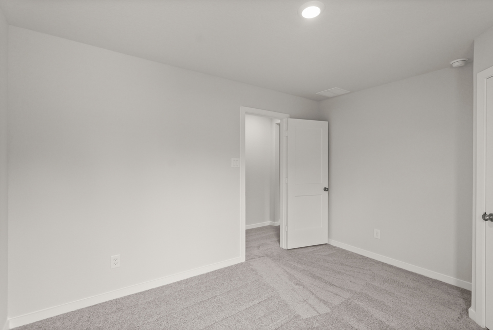 A room with white walls.