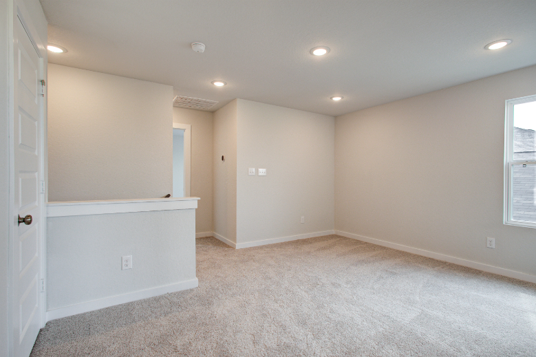 A room with white walls.