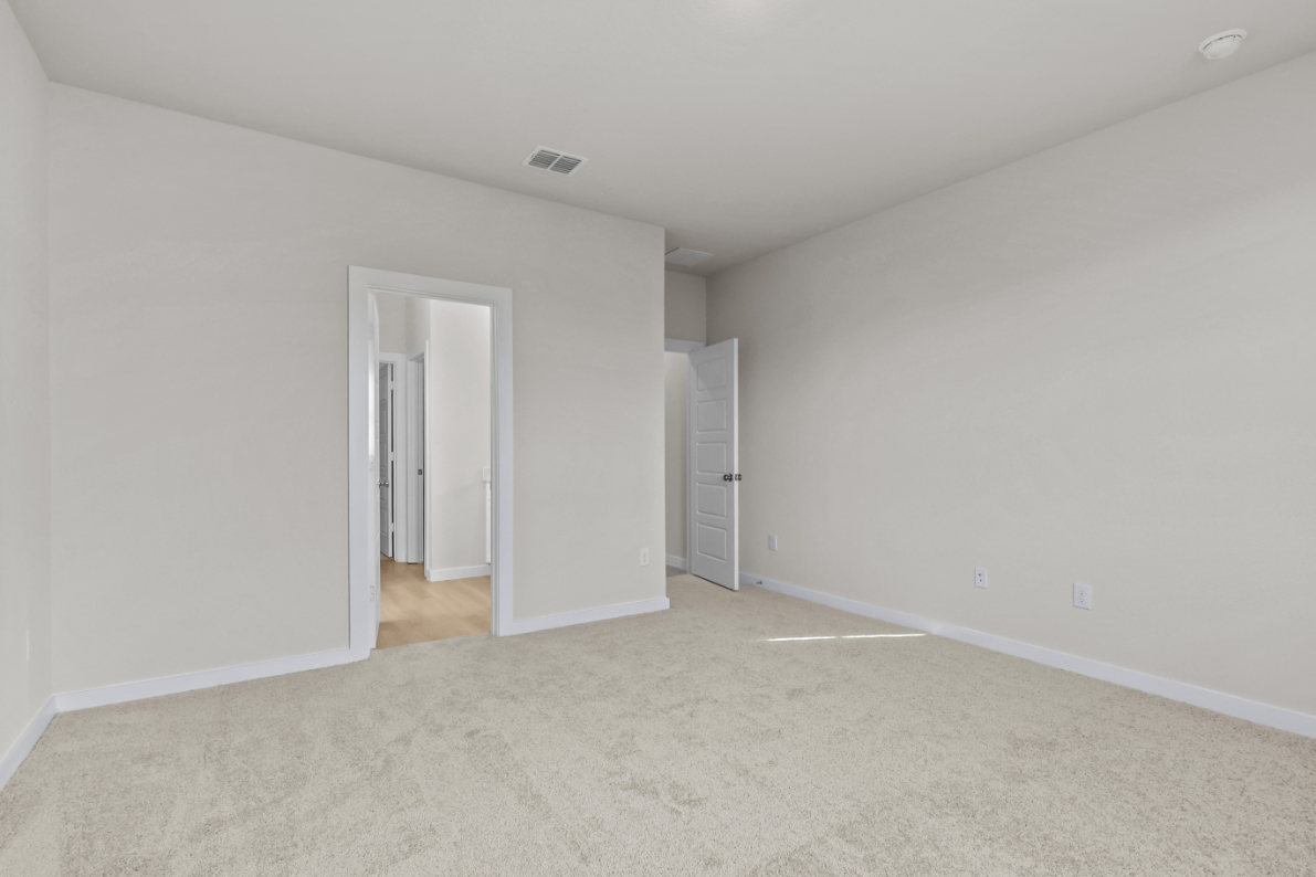 A room with white walls.