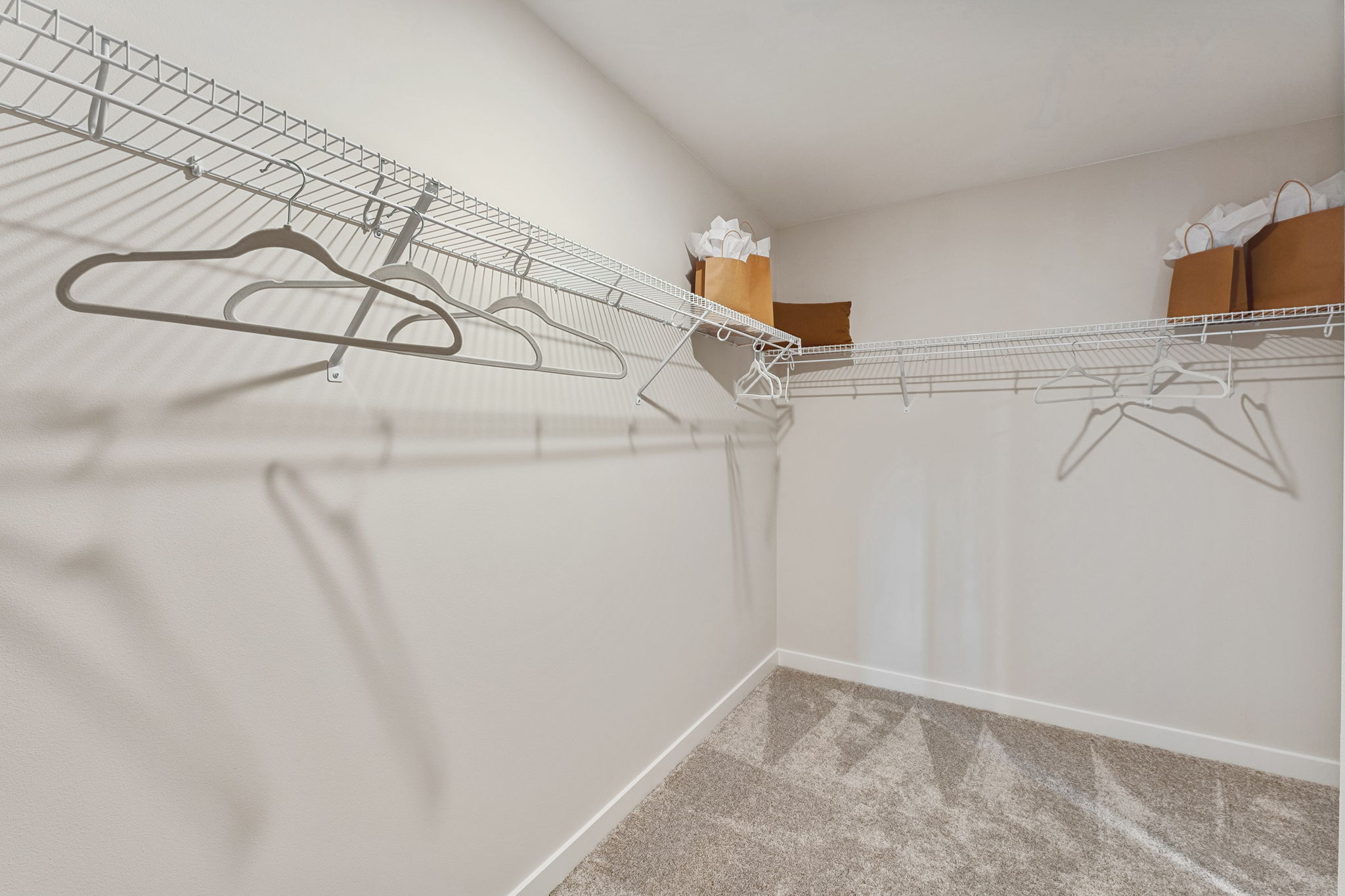 A white room with a white wall.