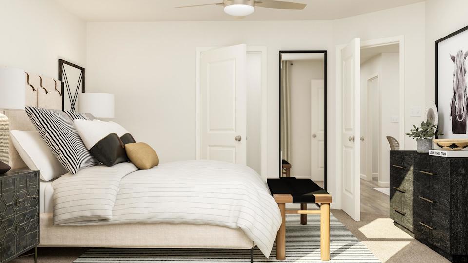 Spacious owner's suite.