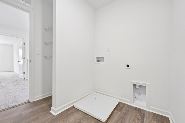 A room with white walls.